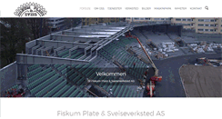 Desktop Screenshot of fiskum-sveis.no